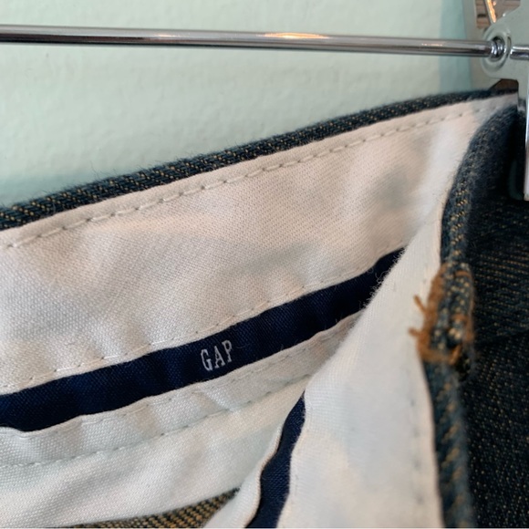 Vintage GAP Wide Leg Trouser 2004 Capri Denim Oants Jeans 2 - Picture 7 of 10